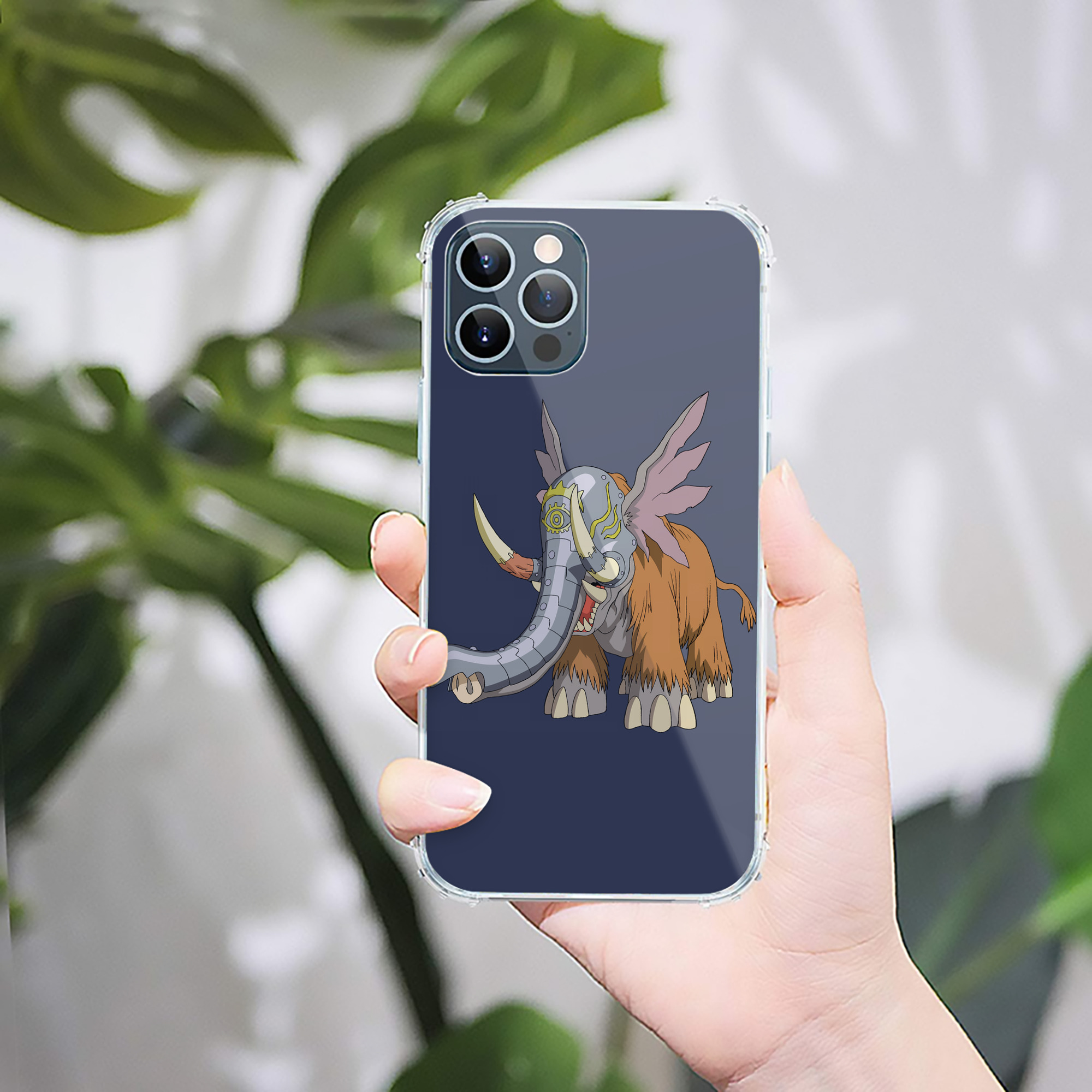 （画像用） Digimon デジタルモンスター/デジモン 【iPhone 12シリーズ対応】透明スマホケース（クリアソフトケース）